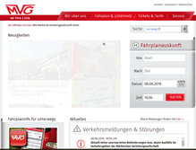 Tablet Screenshot of mvg-online.de